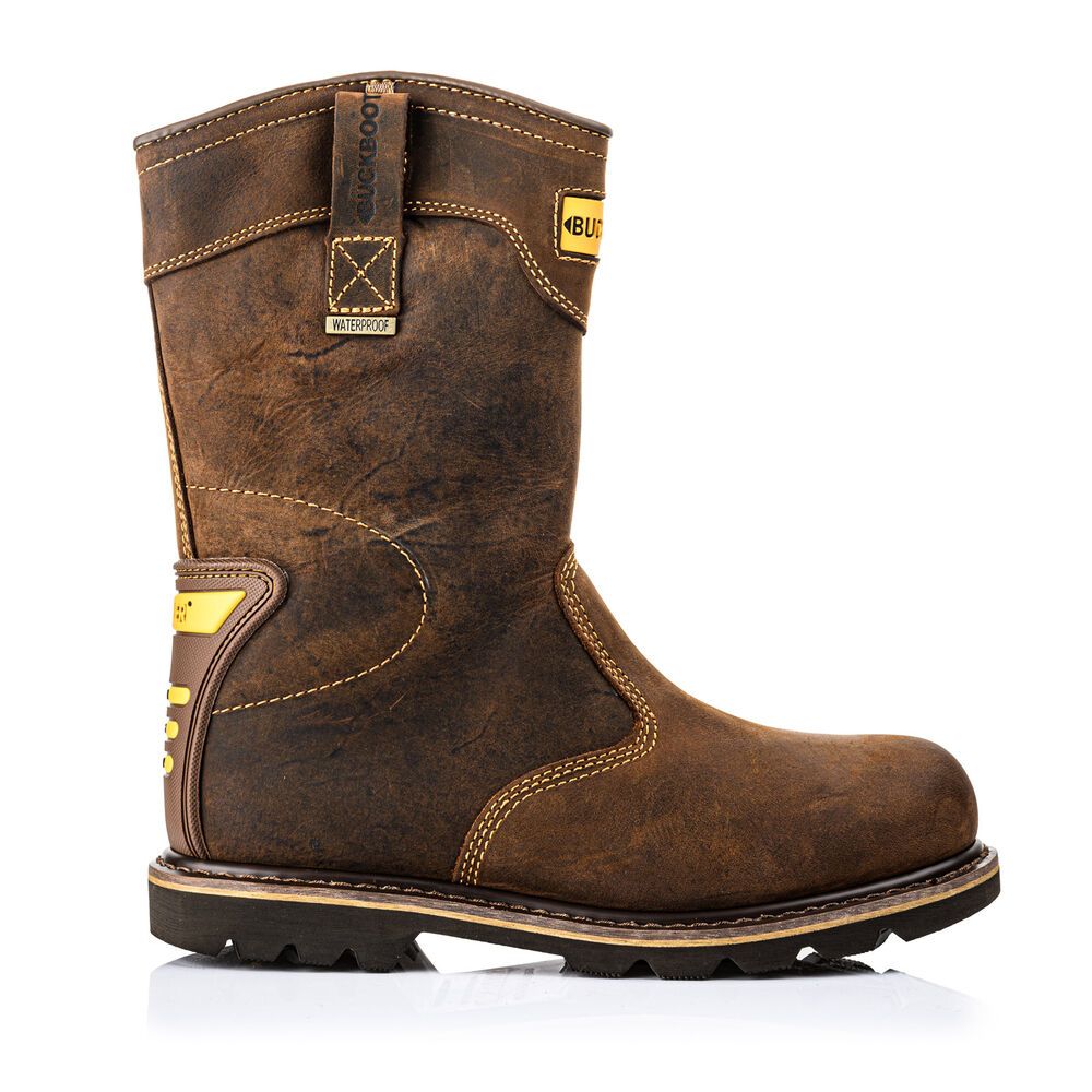 BUCKBOOTZ LAARS BRUIN SB Werklaars (leder) B701