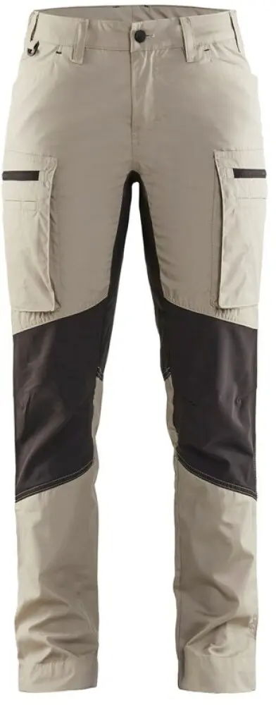 Blaklader Dames Werkbroek 71591845 – Stone/Zwart – Maat C30