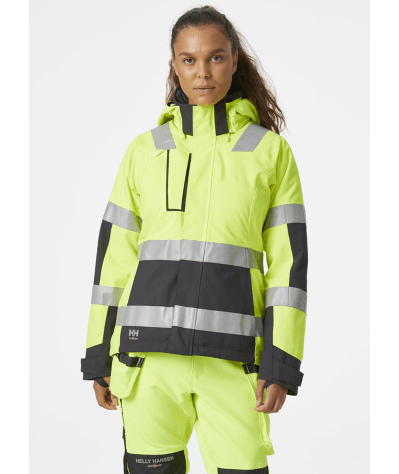 HELLY HANSEN W LUNA HI VIS WINTER JACKET 71398