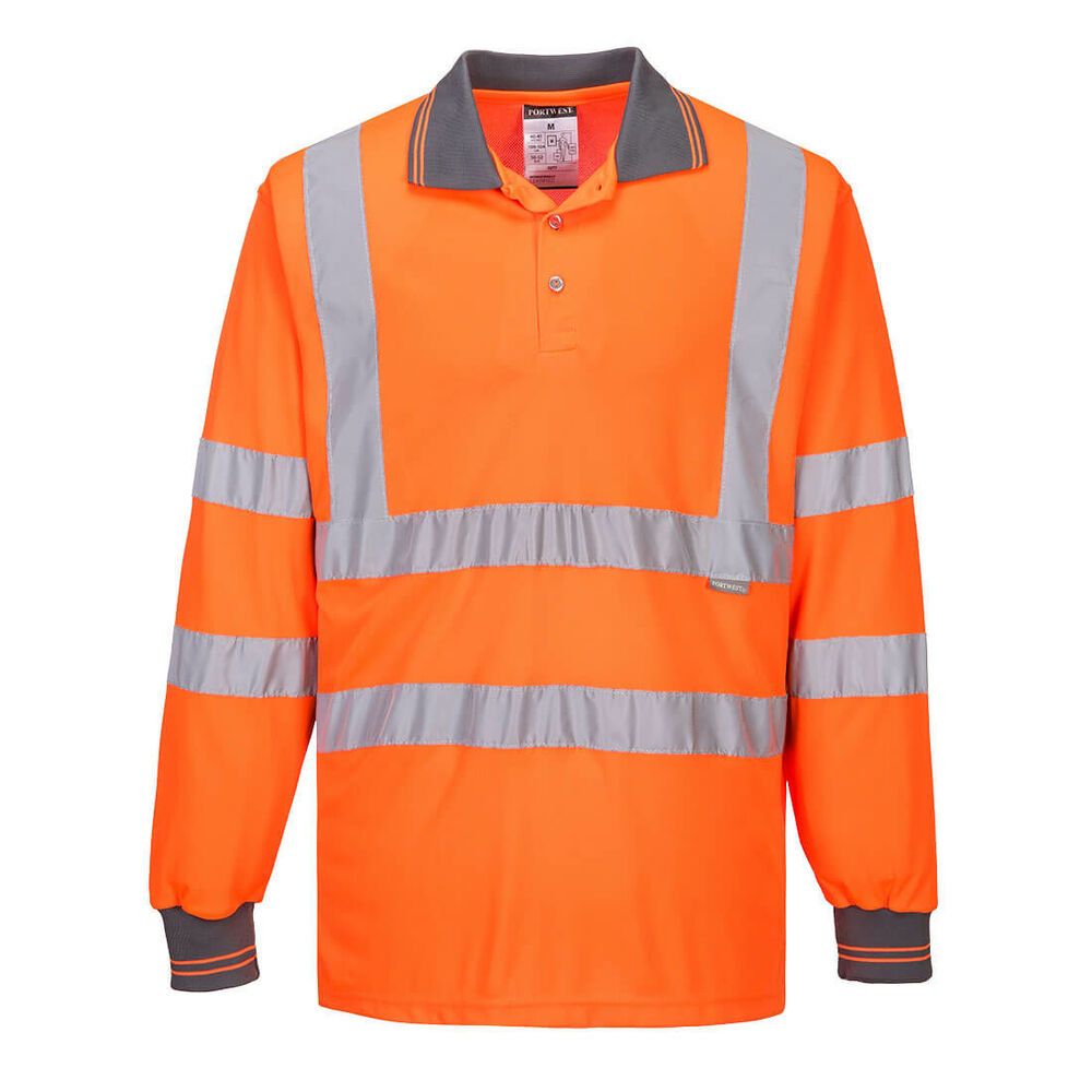 Hi-Vis Lange Mouw Poloshirt