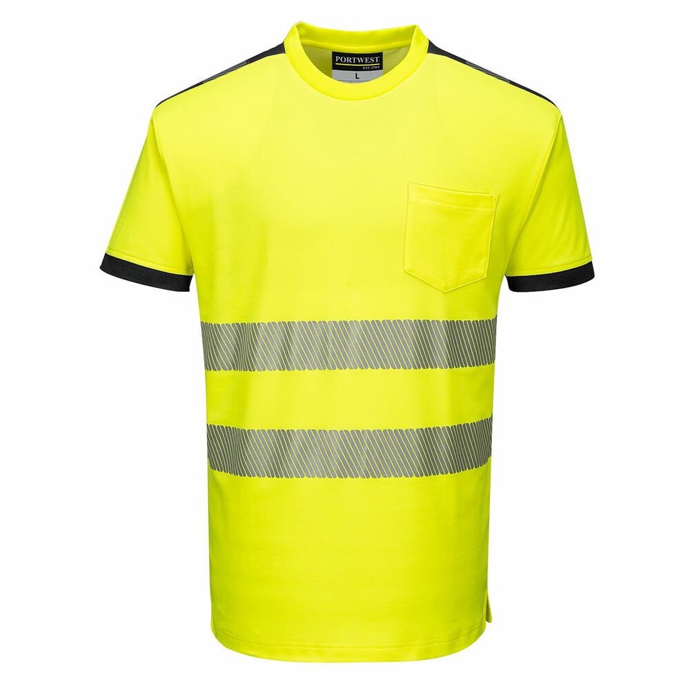 PW3 Hi-Vis Vision T-Shirt Korte Mouw