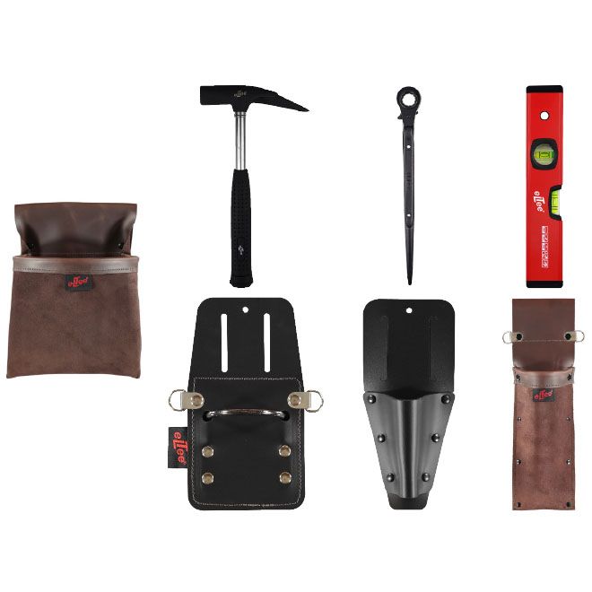 Steigerbouwset 7 delig met blok waterpas | SCS-DB | Eltee