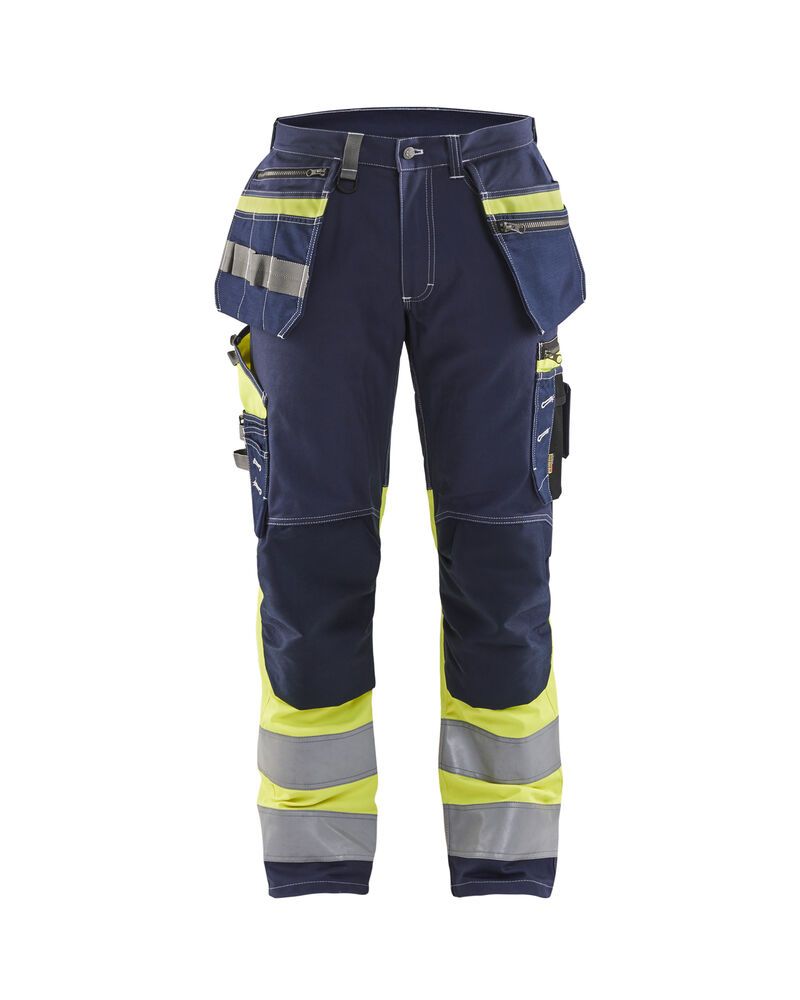 Blåkläder 1794 High Vis werkbroek met stretch