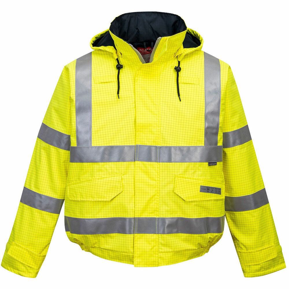 Bizflame Rain Hi-Vis Antistatic FR Bomberjack