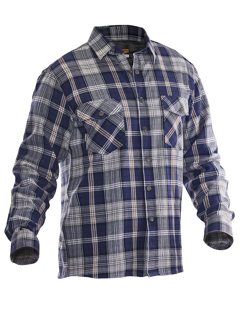 Jobman 5157 Flannel Shirt Lined