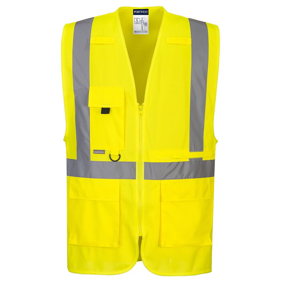 Hi-Vis Executive Vest met Tablet zak.