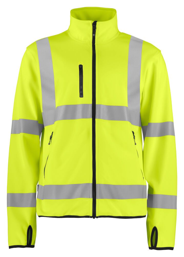 Projob 6105 SIGNALISATIE LICHTE SOFTSHELL EN ISO 20471 KLASSE 3
