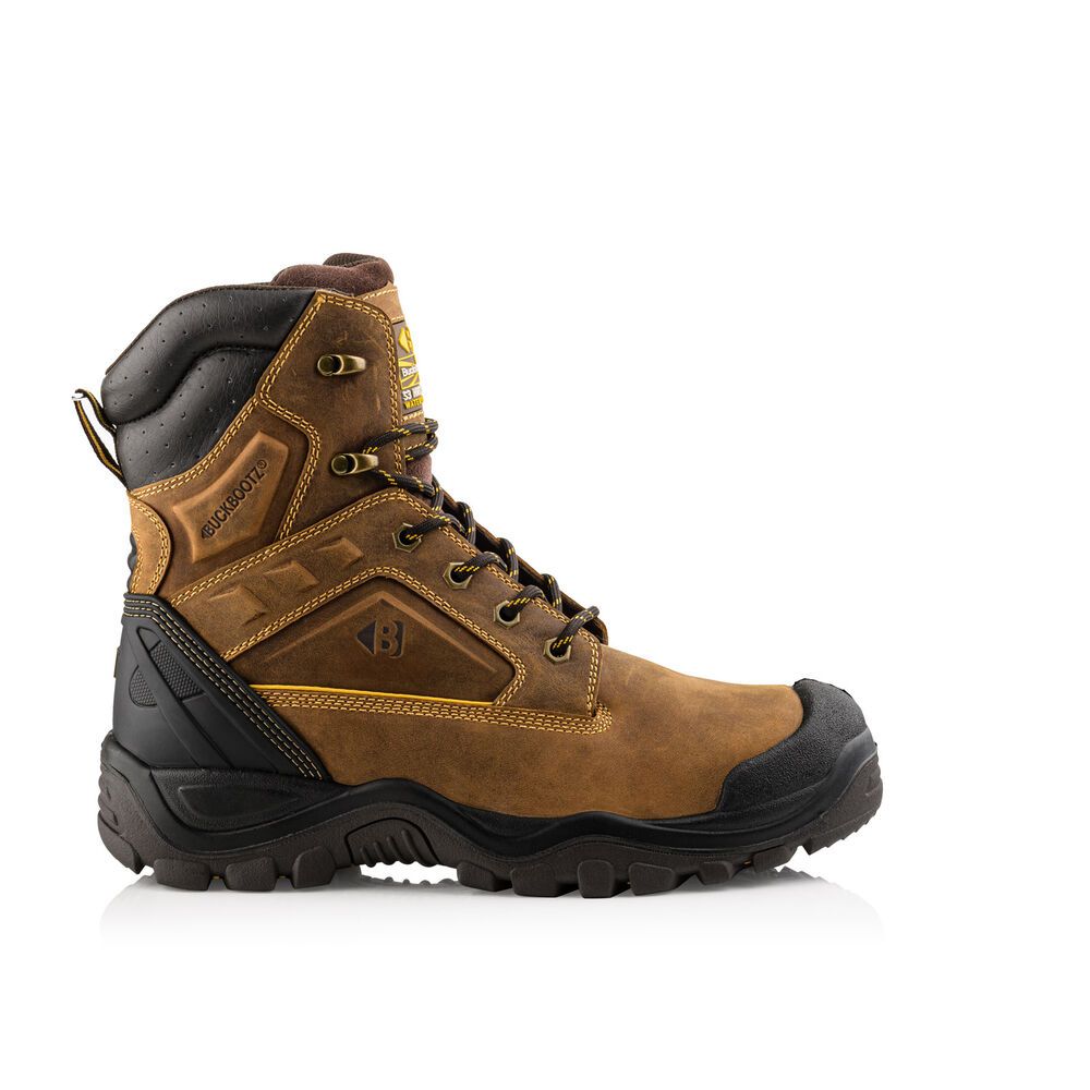 BUCKBOOTZ BUCKSHOT HOOG BRUIN S3 Werkschoen BSH011