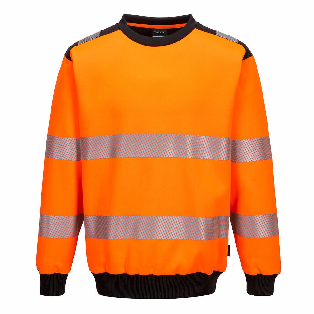PW3 Hi-Vis Sweatshirt met ronde hals