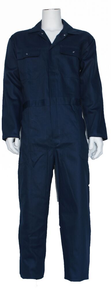 Overall amsterdam 100% katoen navy