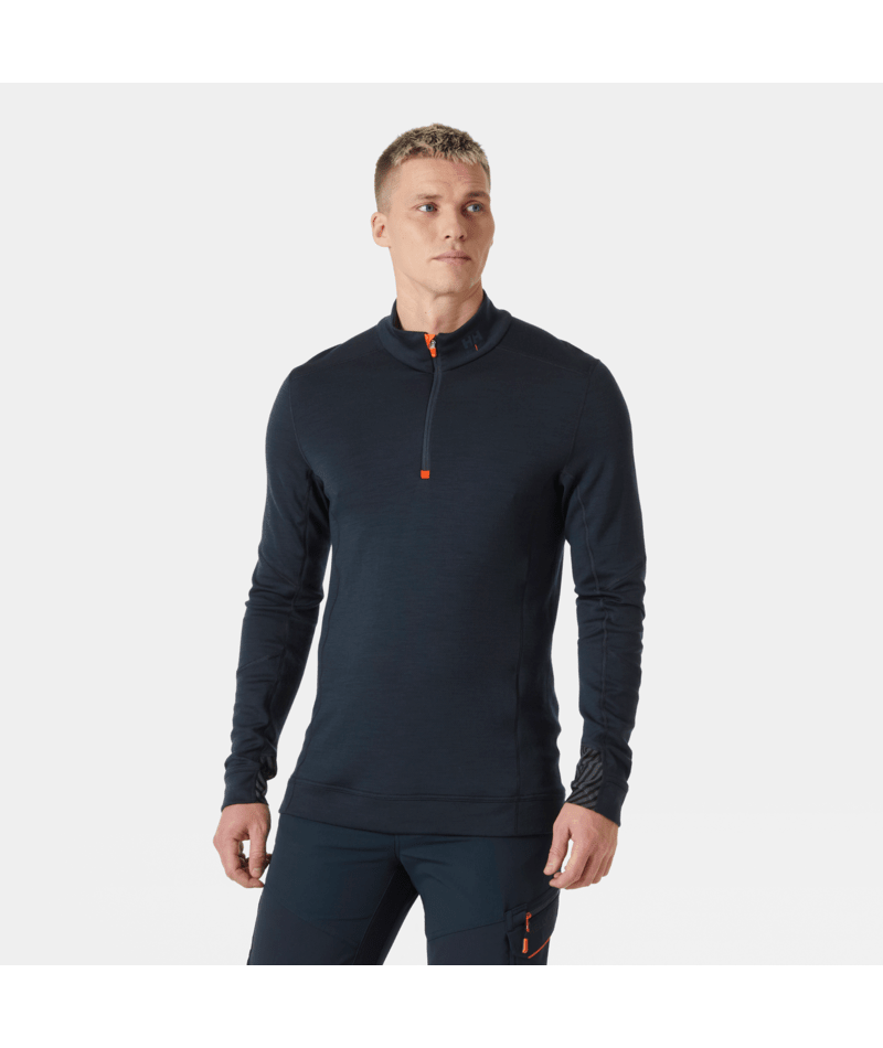 HELLY HANSEN HH LIFA MERINO HALF ZIP 75107