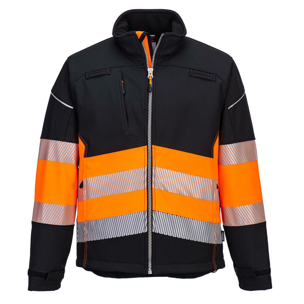 PW3 Hi-Vis Softshell jack (3L) Klasse 1