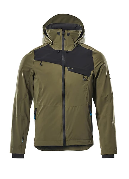 Mascot Hard Shell Jacket – zwart/mosgroen L