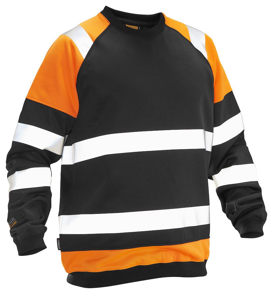 Jobman 5124 Sweatshirt Hi-Vis