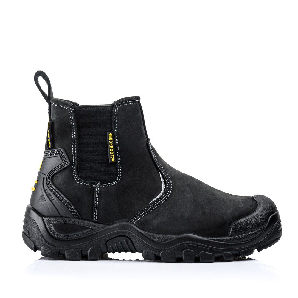 BUCKBOOTZ BUCKSHOT INSTAPPER ZWART S3 Werkschoen BSH006