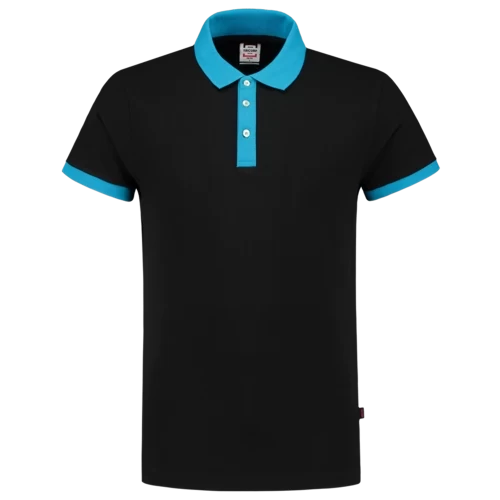 Tricorp 201002 Poloshirt – Zwart/Turquoise