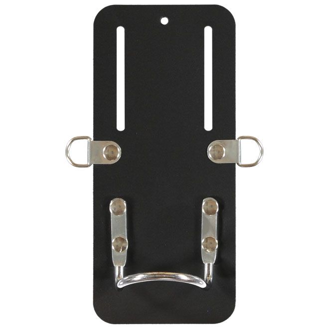 Hamerhouder met vaste kleine beugel en gereedschapskoord ringen (9.5x21.5cm) | HHM-S | Eltee