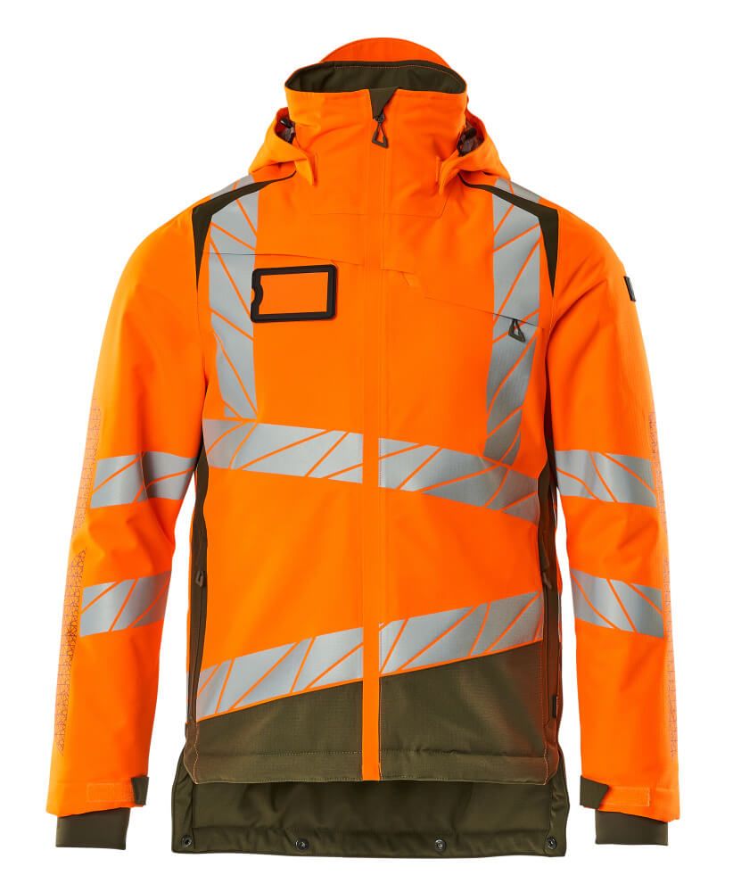 Mascot ACCELERATE SAFE Winterjas – High‑Vis Oranje/Mosgroen – Maat L