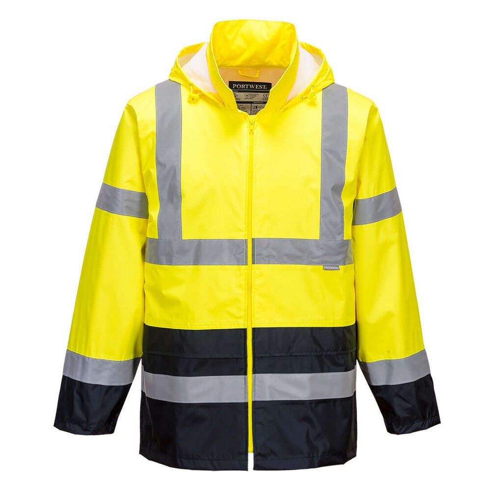 Hi-Vis Klassiek Tweekleuren Regenjack