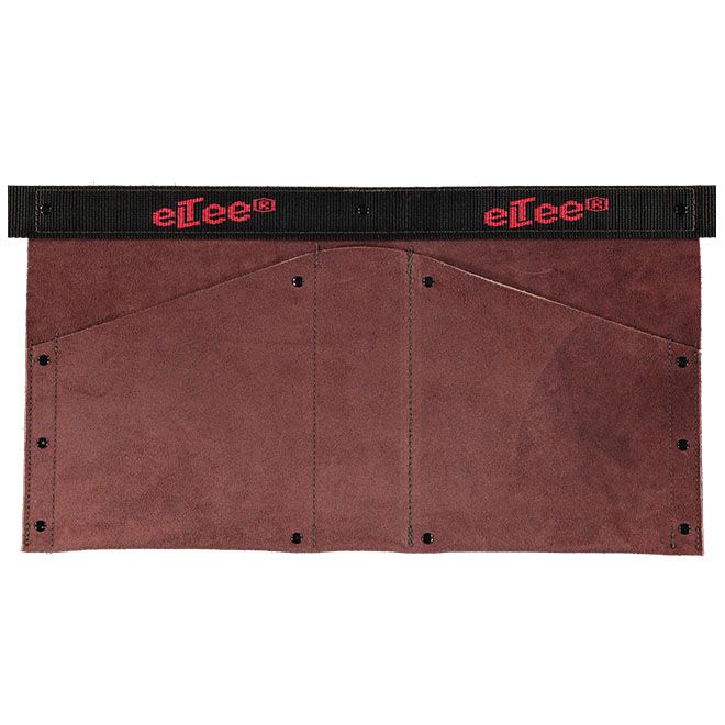 Spijkerschort 3 vakken (49x26.5cm) - Soepel leder - Riem met snelsluiting (135x4cm) | BSN-S3 | Eltee