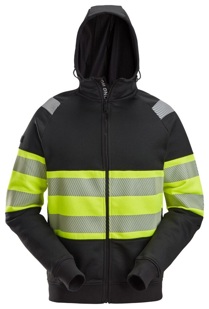 Snickers High-Vis Klasse 1, Hoodie met Rits 2838