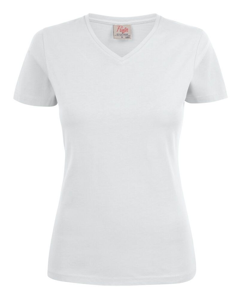 Printer HEAVY T-SHIRT V-NECK LADY